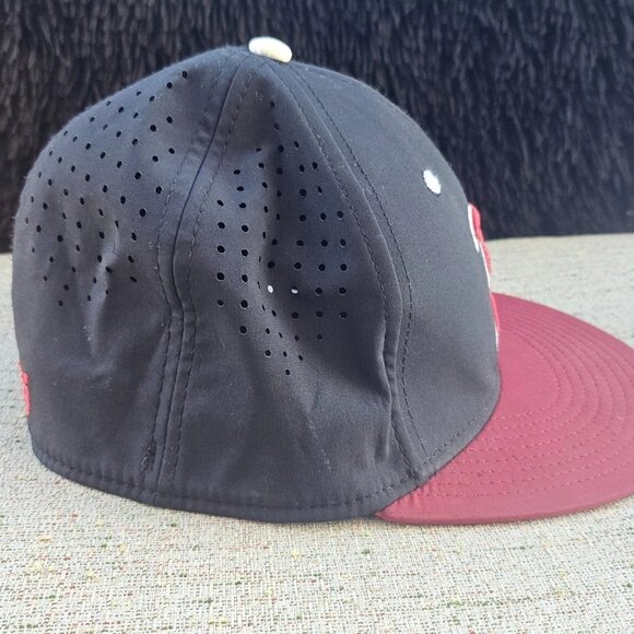 Dome Headwear Marucci Men Hat Baseball Sport Cap Black/Red Size S/M - Picture 7 of 12